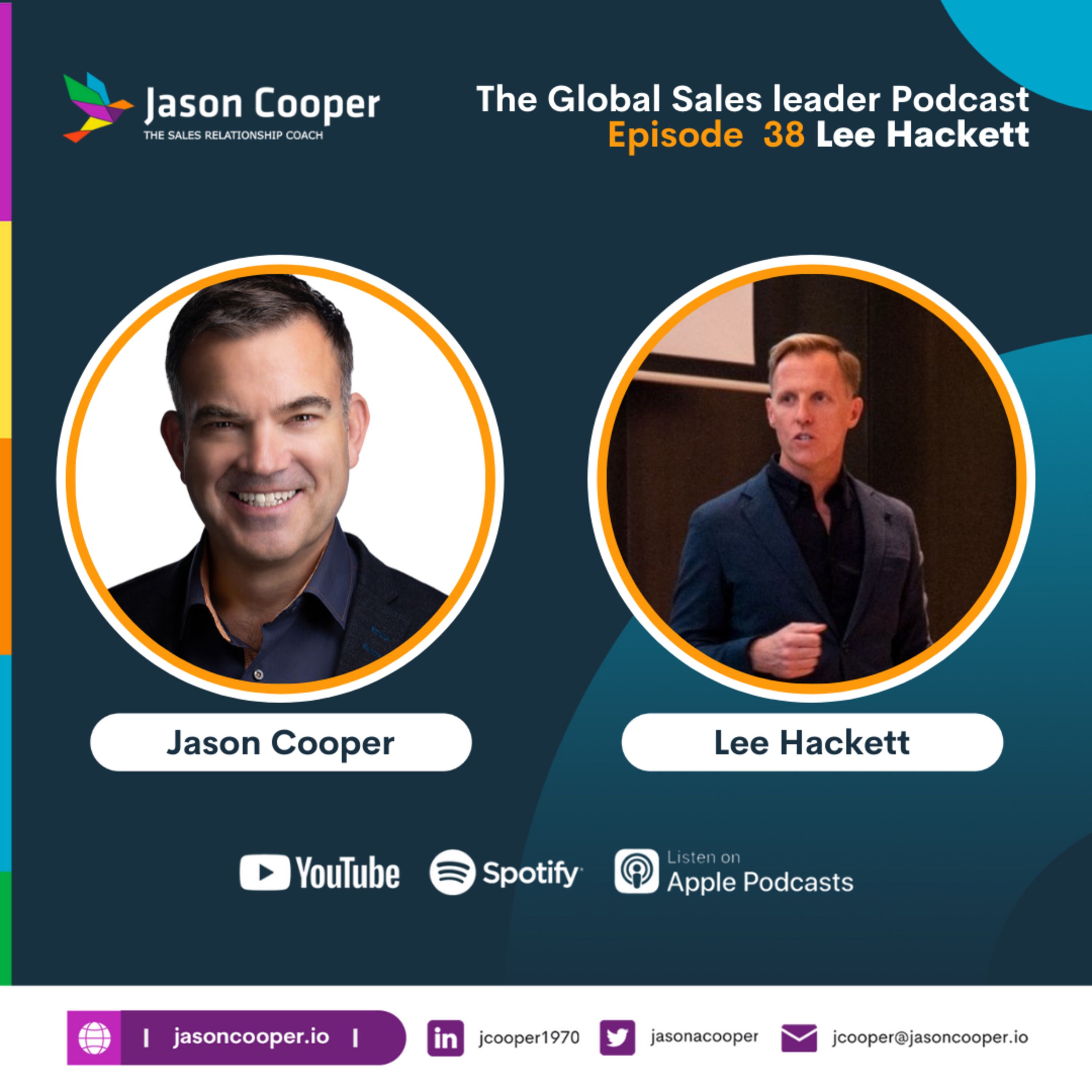 Scalable Sales - The Global Sales Leader with Lee Hackett episode 38